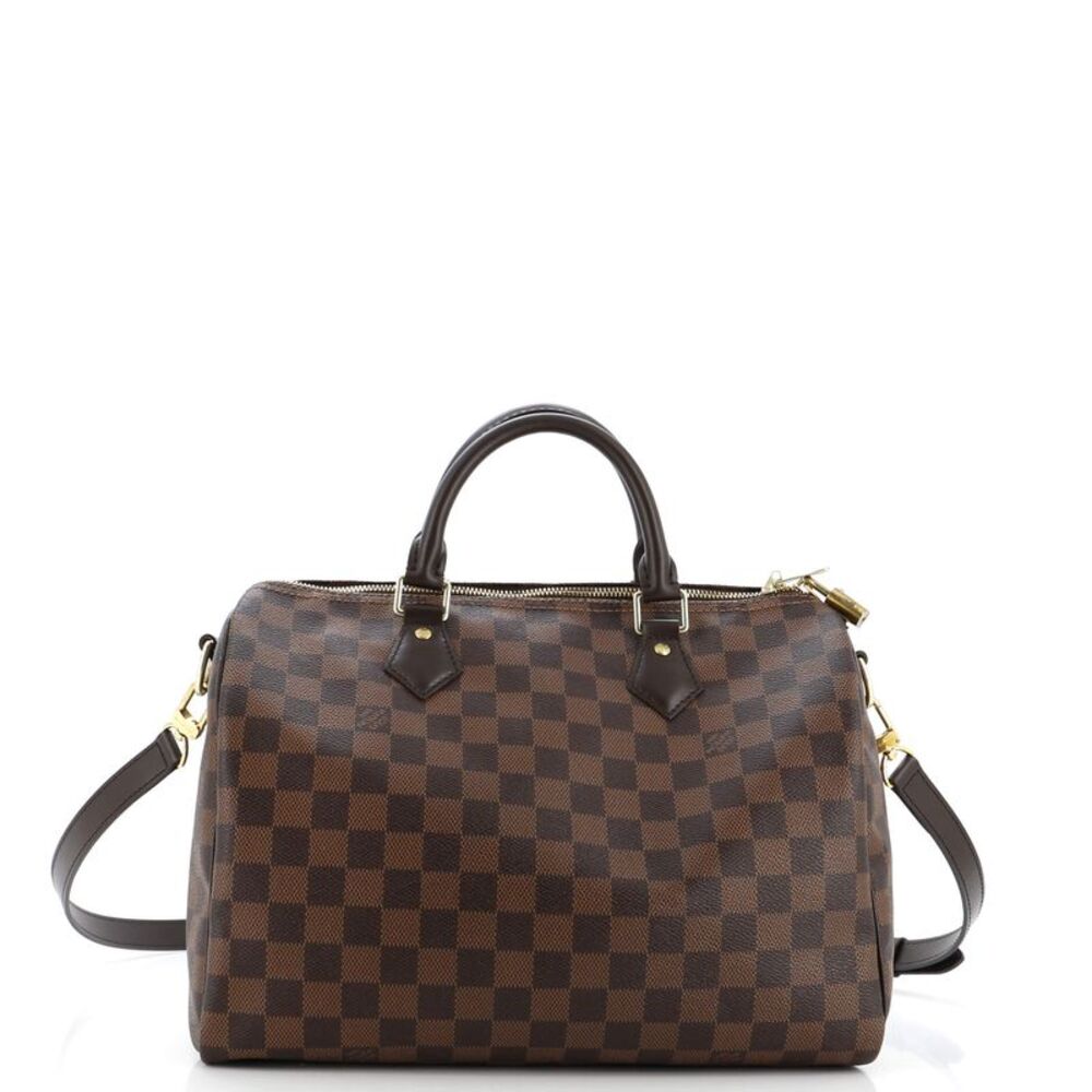 Louis Vuitton Speedy Bandouliere Bag Damier 30 Brown - Picture 3 of 8